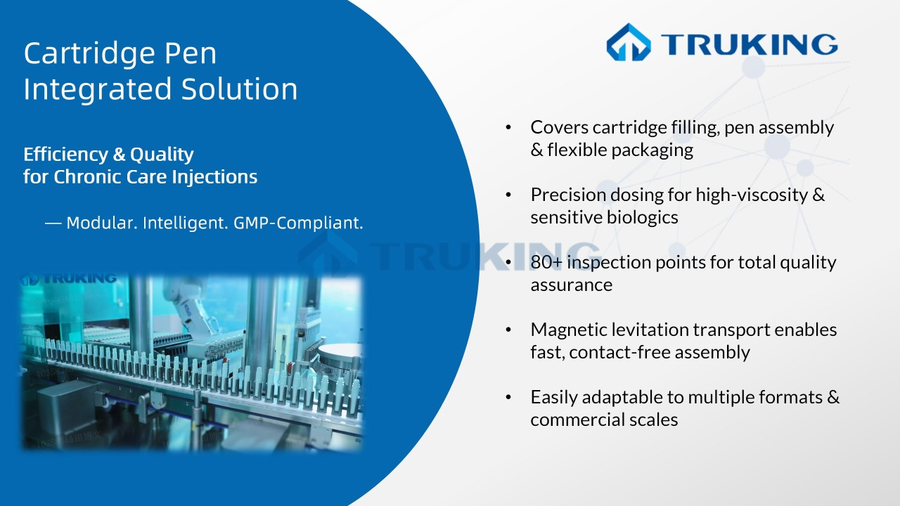 Truking's Cartridge Pen Integrated Solution: Driving Efficiency and Quality in Biopharma Manufacturing